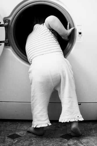 Worrybomb explores the possibilities of keeping clean in the washing machine