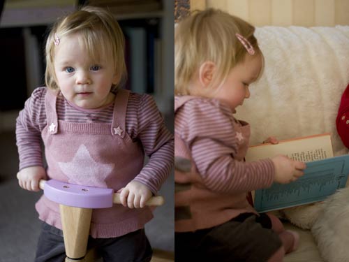 Worrybombs new trike and a lovely bike called More Naughty Amelia Jane by Enid Blyton.