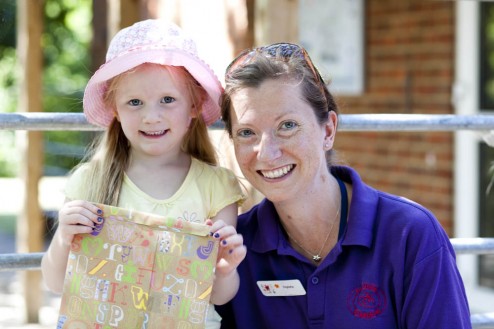 Worrybomb and her favorite teacher