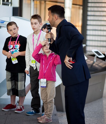The Strawberry Lace eating competition