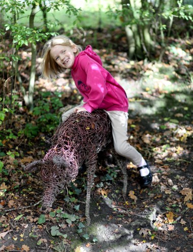 Wire Sculpture on the canal