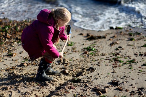 Digging the channel to the moat