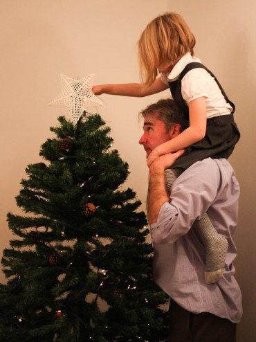 Combined technique to get the star on the tree