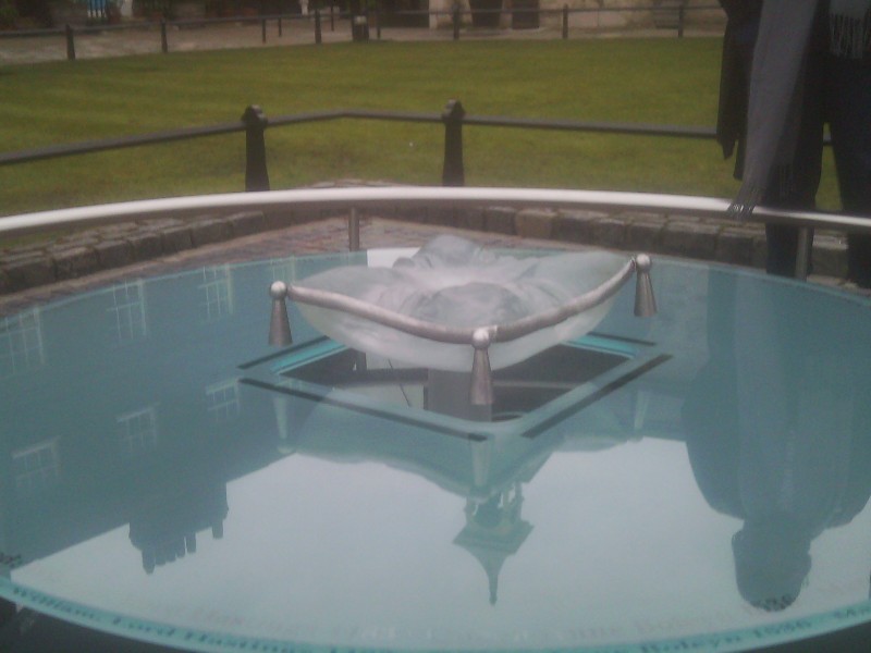 Scaffold Site Memorial ‘Gentle visitor pause awhile : where you stand death cut away the light of many days : here jewelled names were broken from the vivid thread of life : may they rest in peace while we walk the generations around their strife and courage : under there restless skies’.
