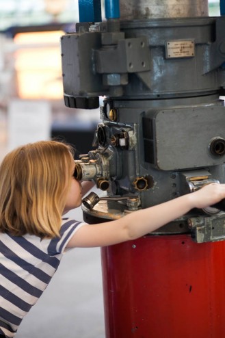 The submarine periscope at Winchester Science Centre