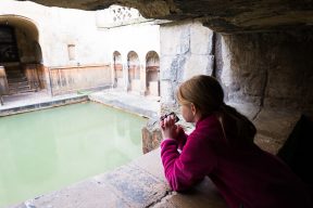 Worrybomb photographing the Sacred Bath