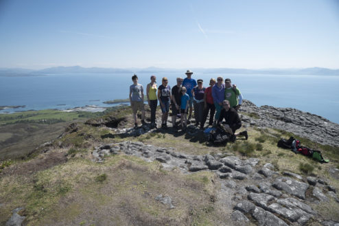 On top of Eigg Mountain